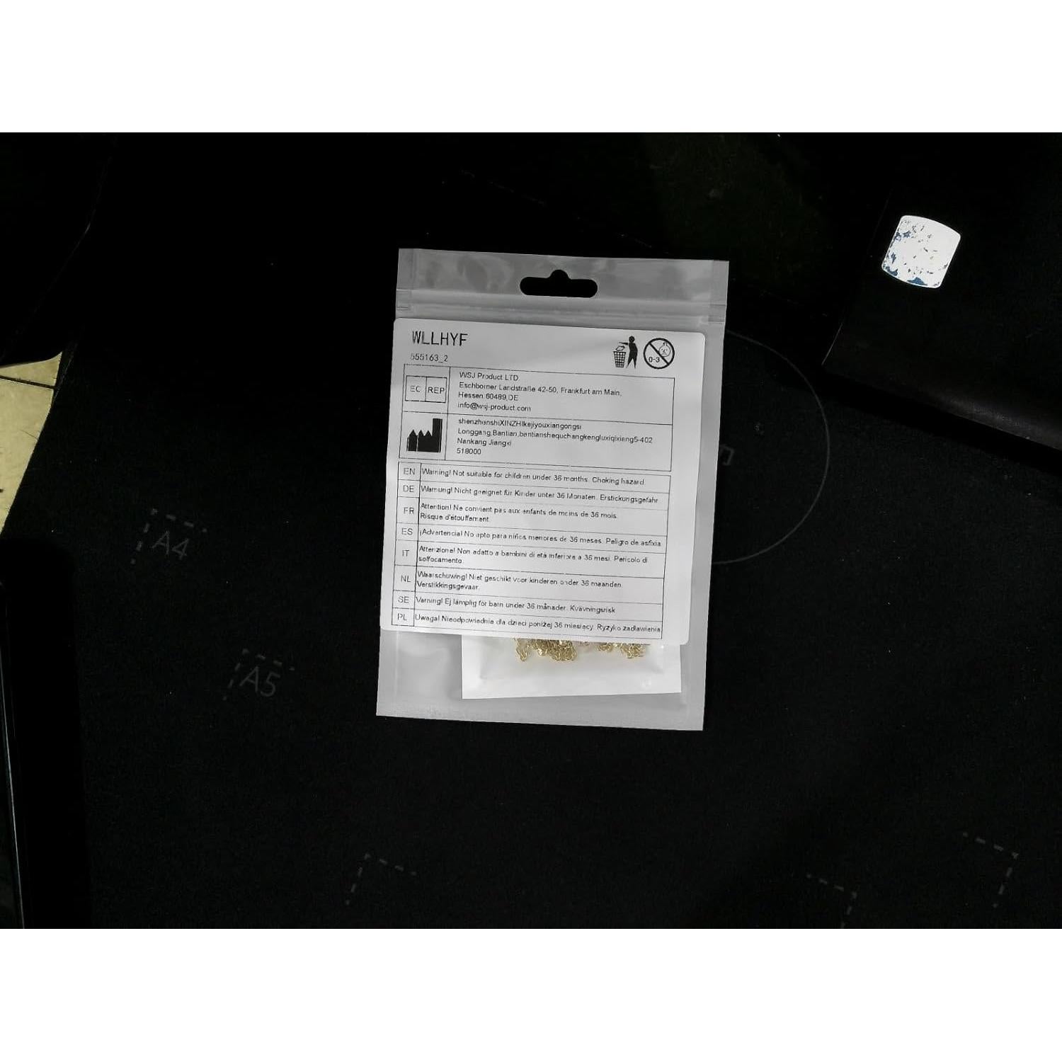 Cadena para Gafas Mujeres Oro 70 cm Ajustable Antideslizante