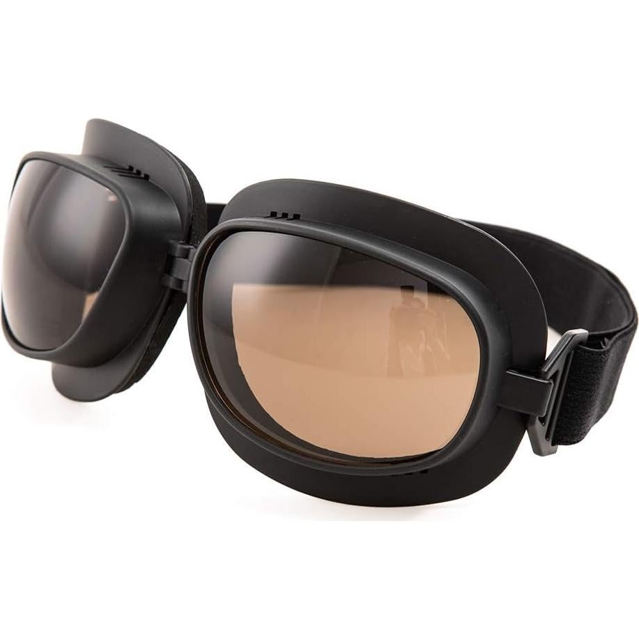 Gafas de Motocicleta Evomosa Vintage Retro para Casco