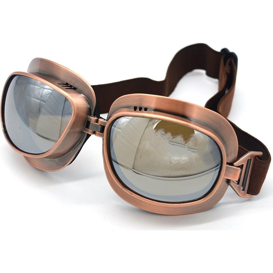 Gafas de Motocicleta Evomosa MG53 Retro Ajustables