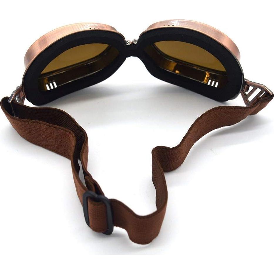 Gafas de Motocicleta Evomosa MG53 Retro Ajustables