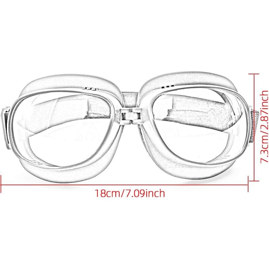 Gafas de Motocicleta Evomosa MG53 Retro Ajustables