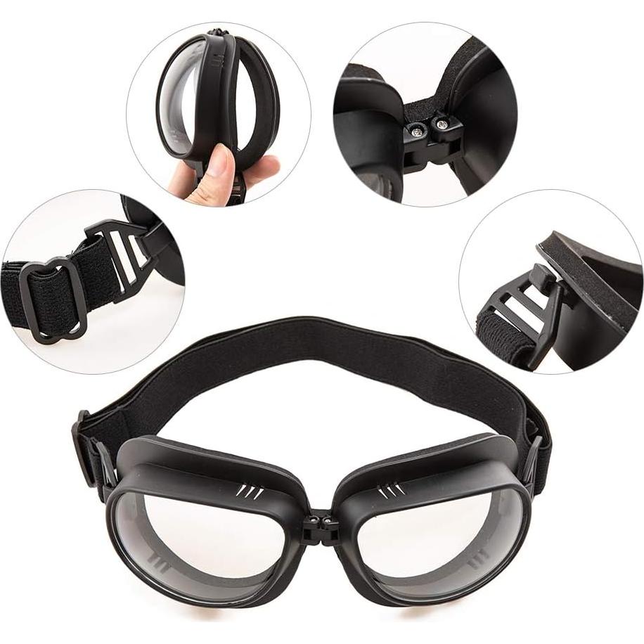 Gafas de Motocicleta Evomosa MG53 Retro Ajustables