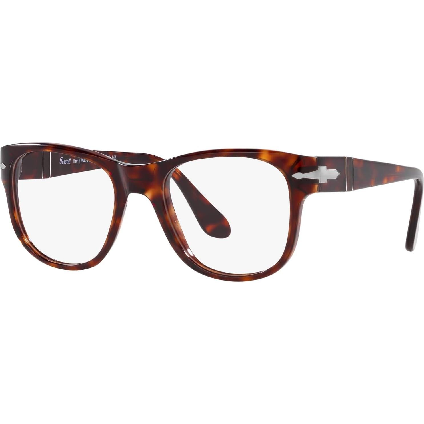 Montura de Gafas Recetadas Persol PO3312V Cuadrada Havana