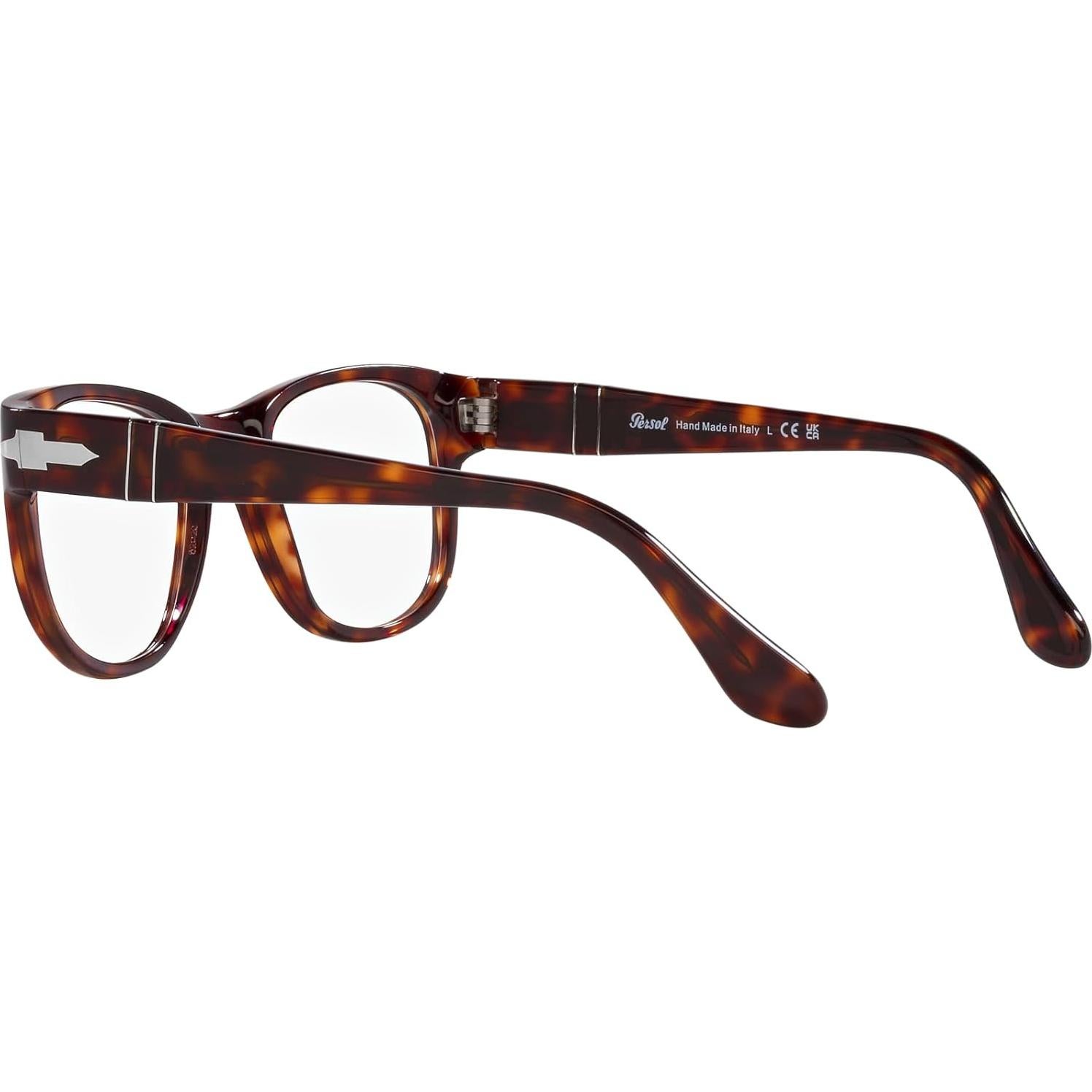 Montura de gafas recetadas Persol PO3312V cuadrada Havana