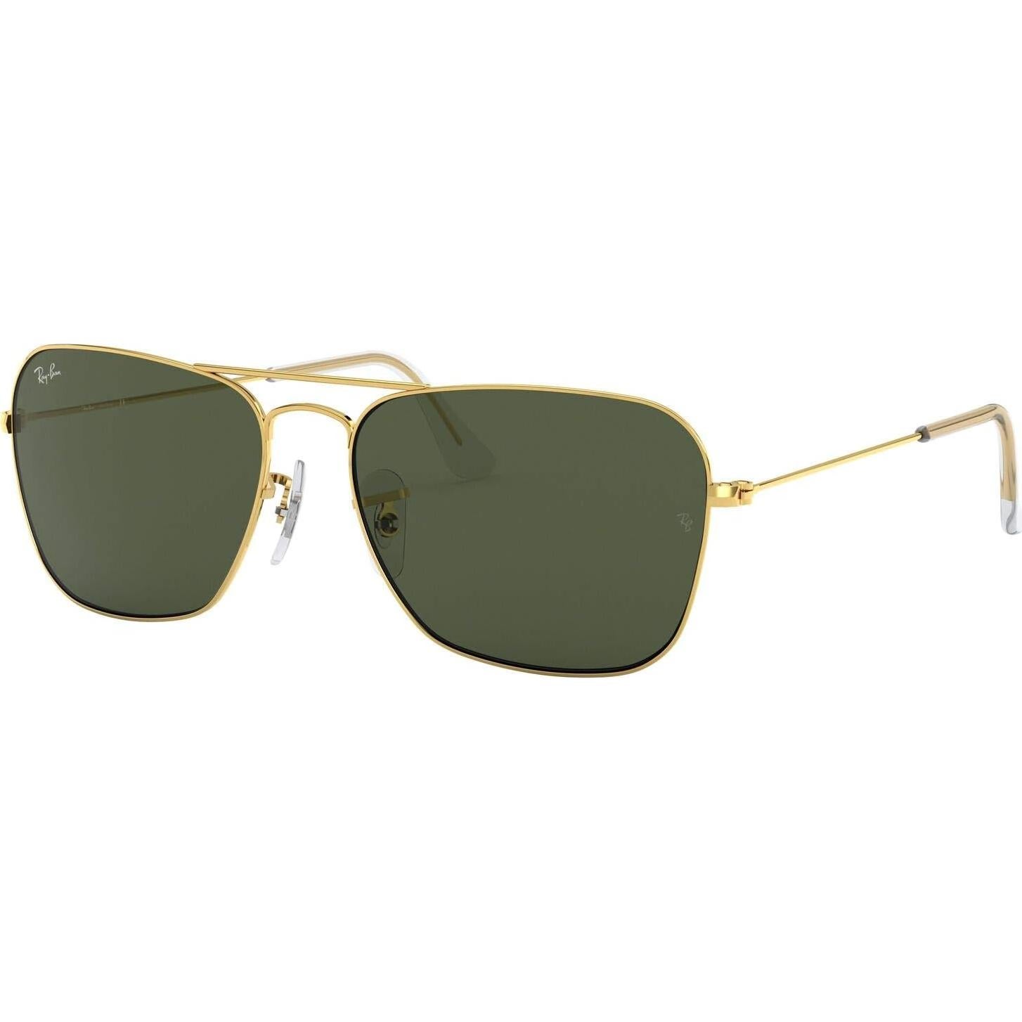 Gafas de Sol Ray-Ban RB3136 Caravan 55mm Oro/G-15 Verde