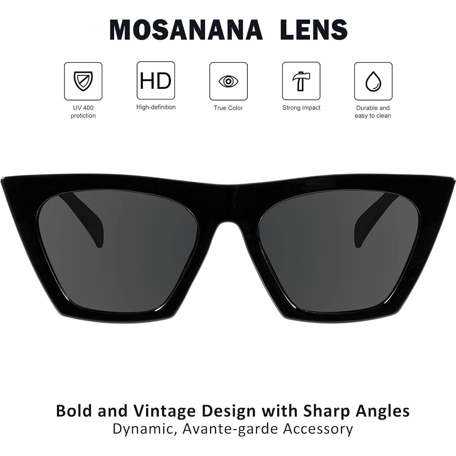 Gafas de sol Mosanana SHINE UV400 para mujeres modernas