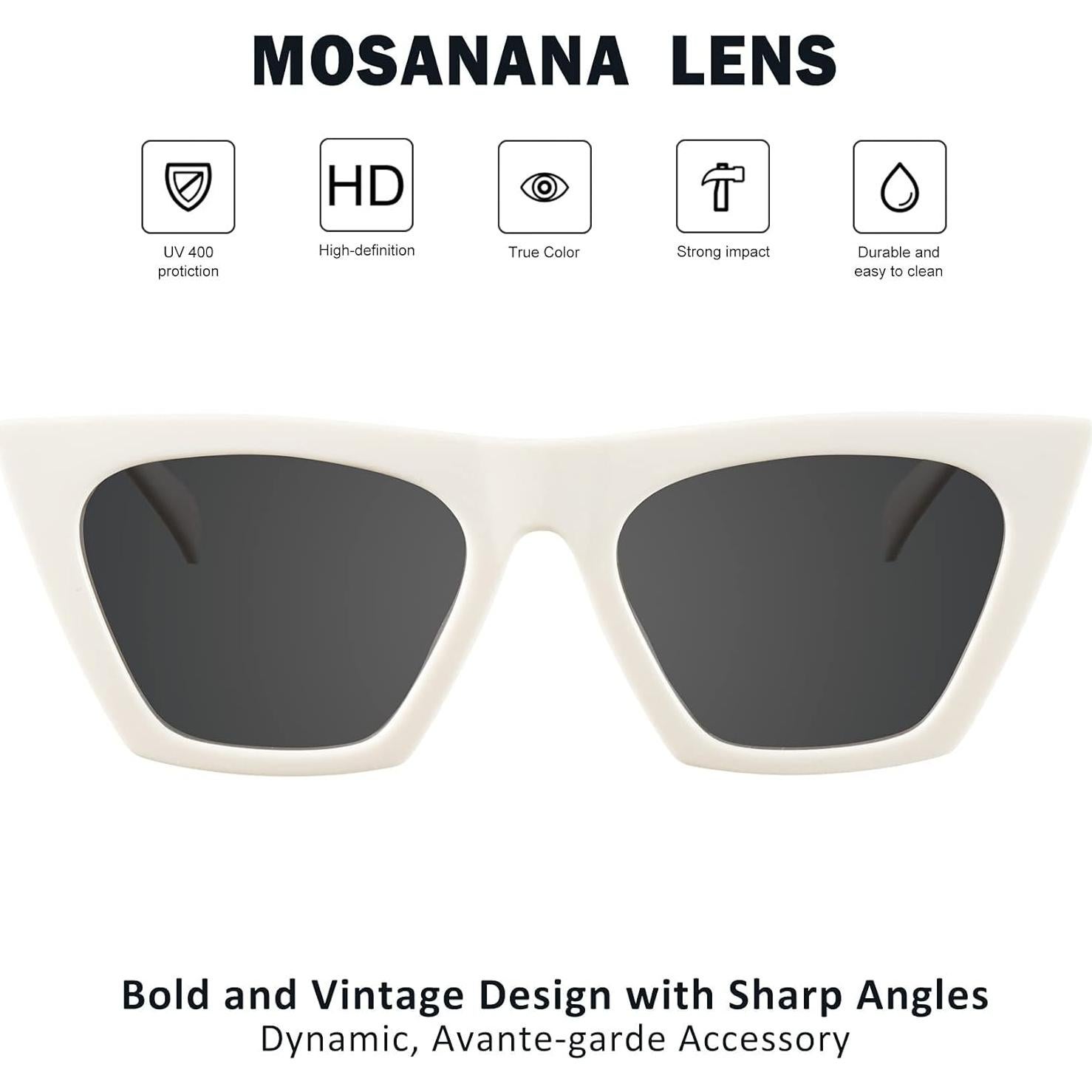 Gafas de sol Mosanana SHINE UV400 para mujeres modernas