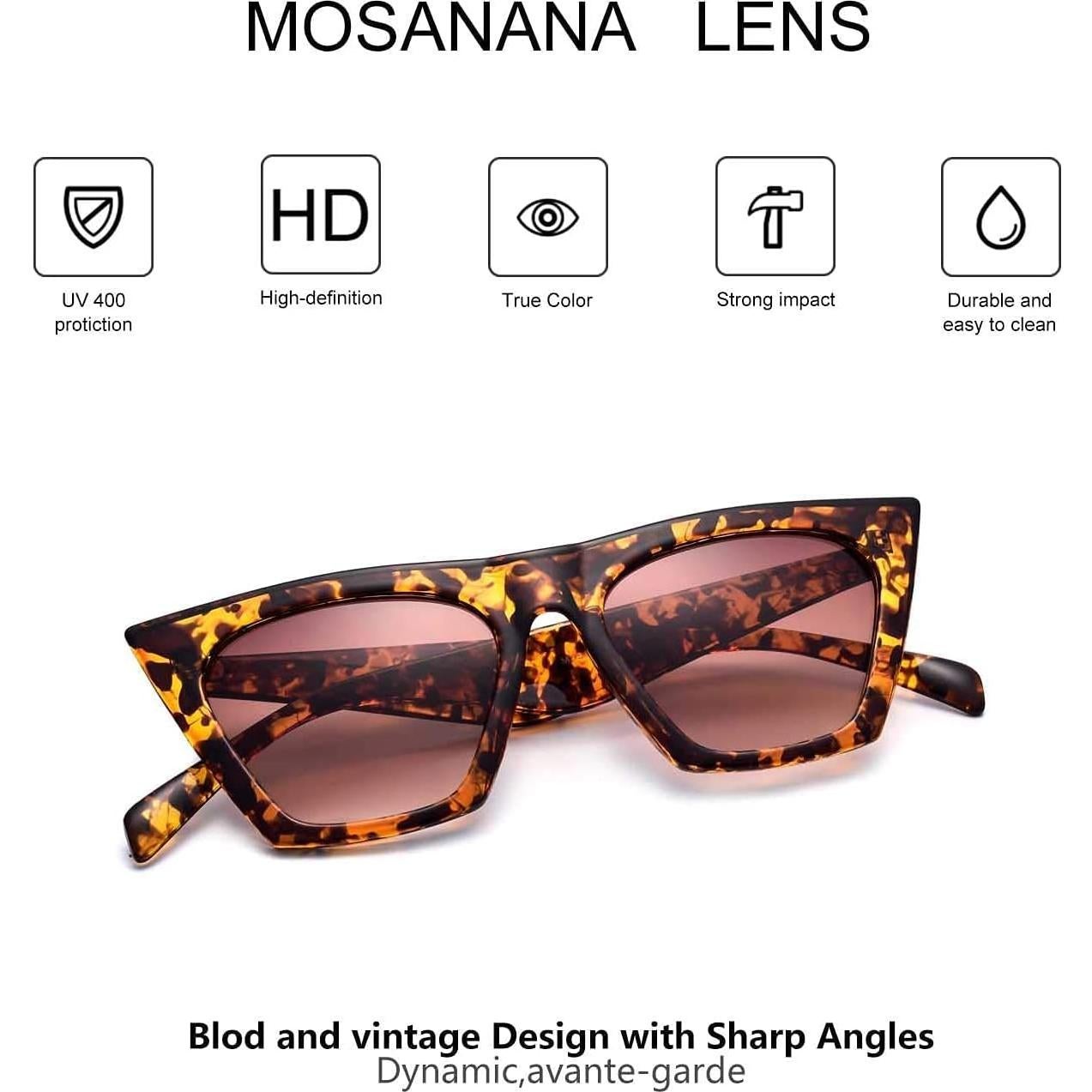 Gafas de sol Mosanana SHINE UV400 para mujeres estilo moderno
