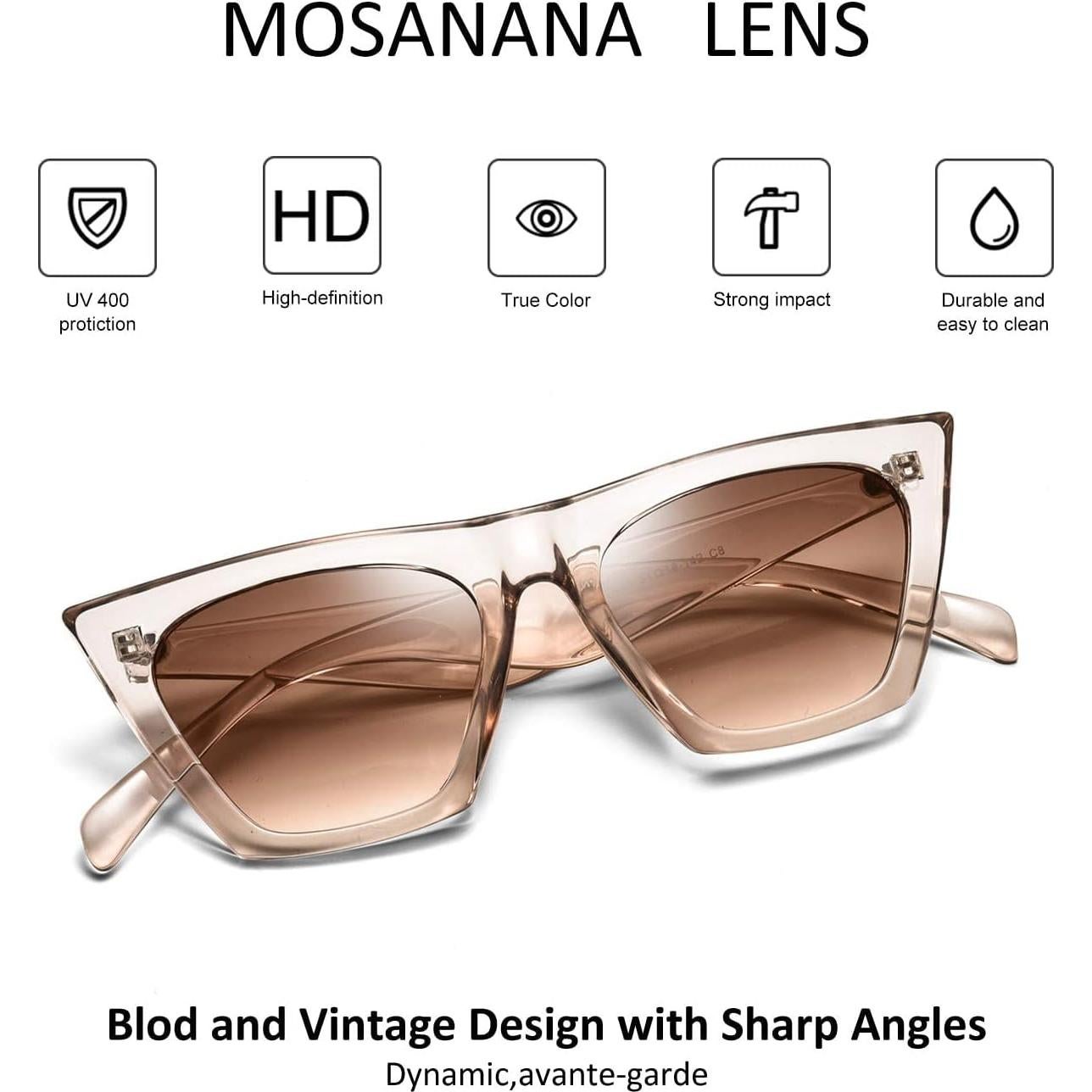 Gafas de sol Mosanana SHINE UV400 para mujeres modernas
