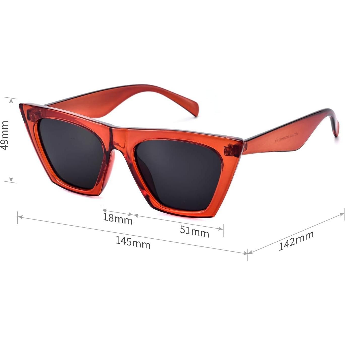 Gafas de Sol Mosanana Cuadradas UV400 para Mujeres