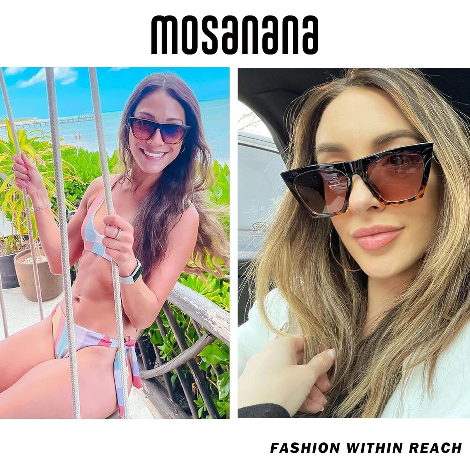 Gafas de sol Mosanana SHINE UV400 Tortuga negra