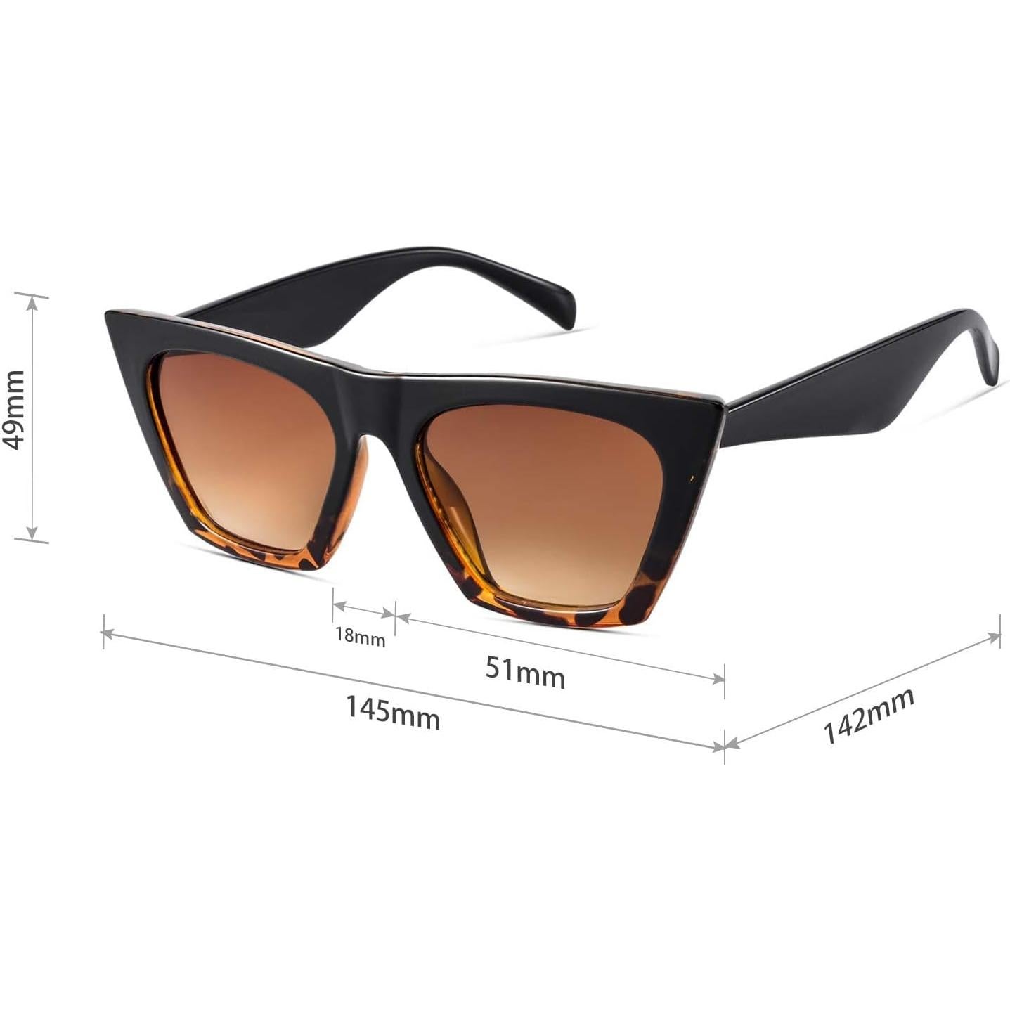 Gafas de sol Mosanana SHINE UV400 Tortuga negra
