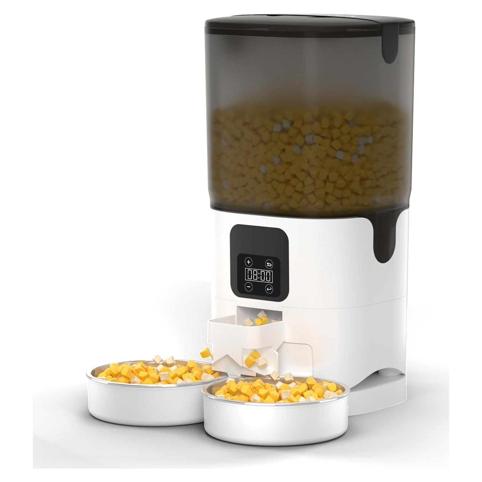 Dispensador Automático de Comida PAPIFEED 7L para 2 Gatos