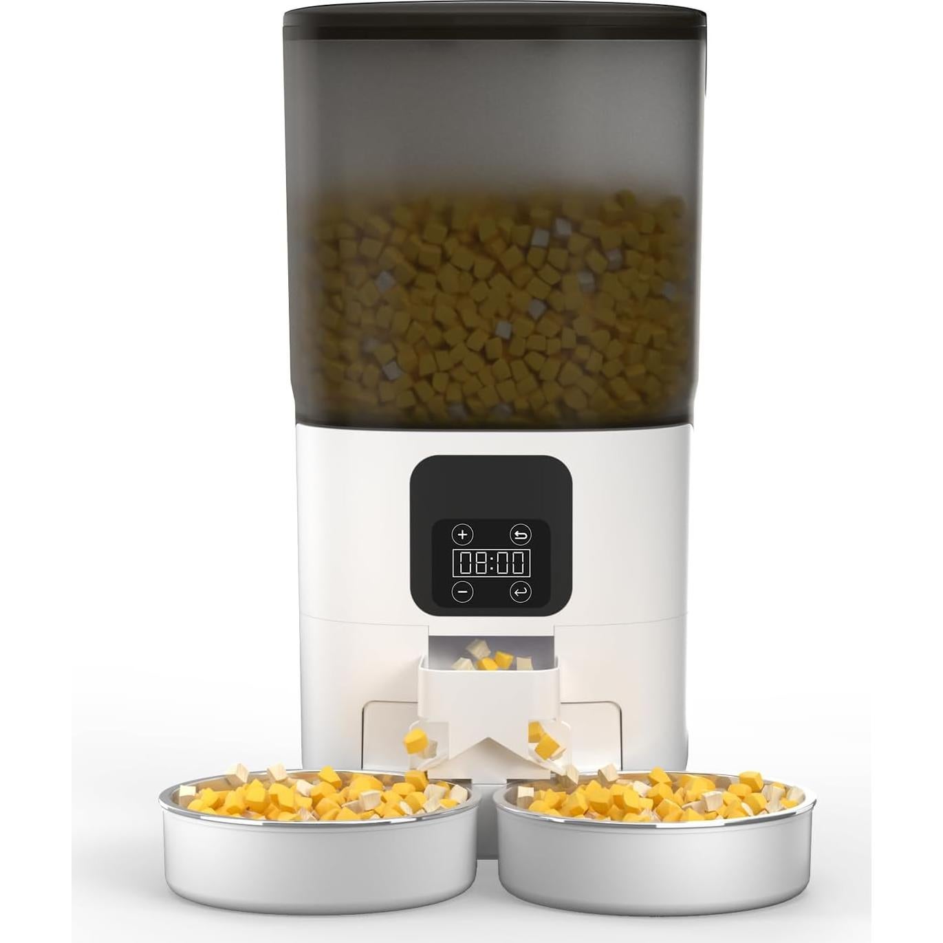 Dispensador Automático de Comida PAPIFEED 7L para 2 Gatos