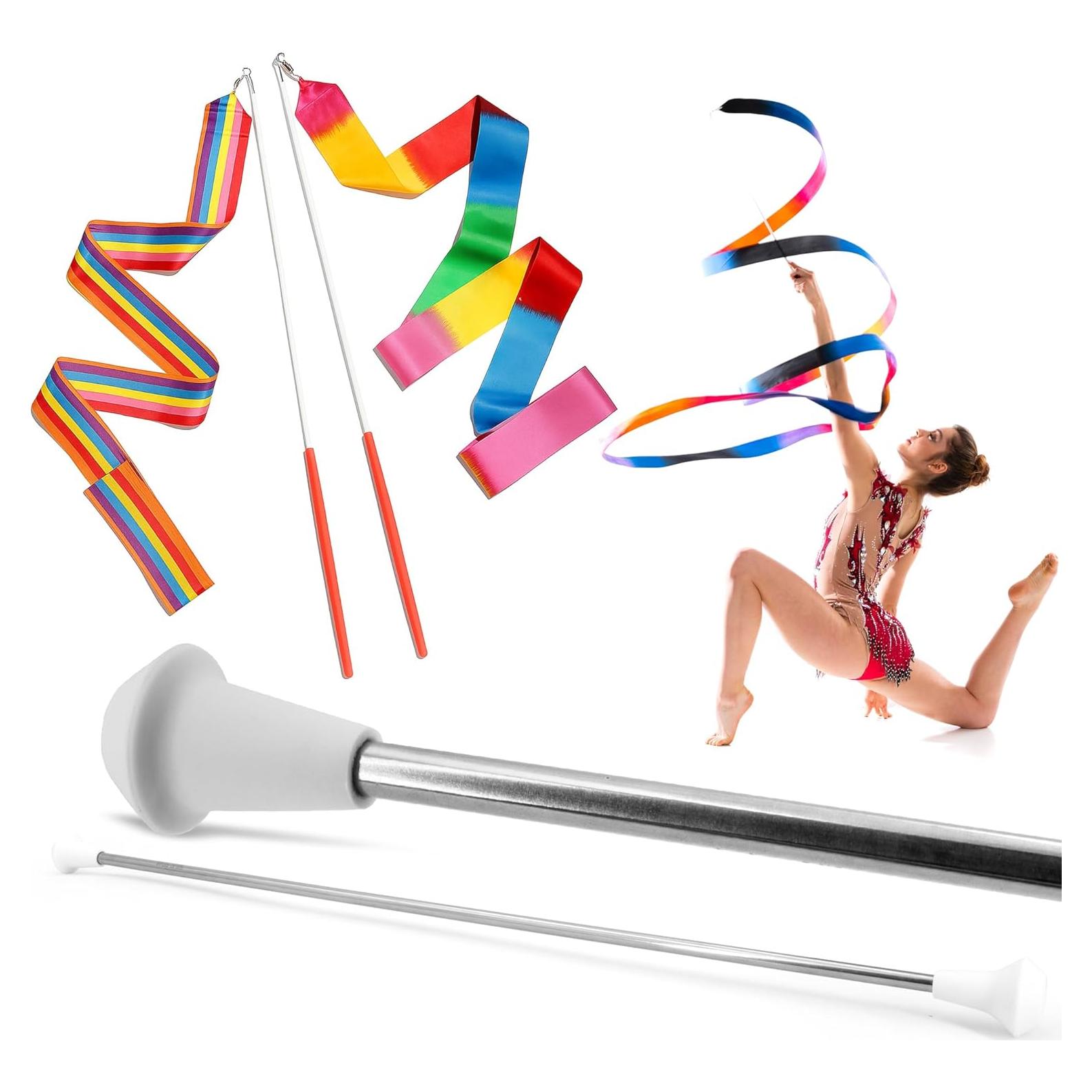 Baton de Marcha Giratorio SIRCLES 20" Acero Inoxidable con Cintas