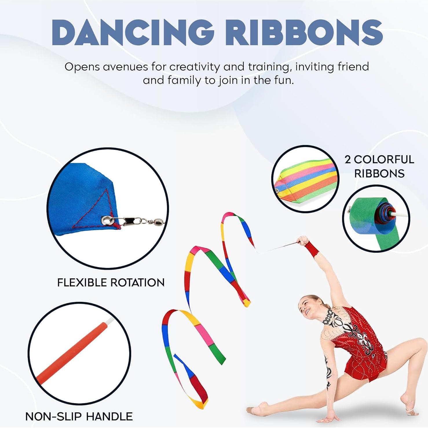 Baton de Marcha Giratorio SIRCLES 20" Acero Inoxidable con Cintas