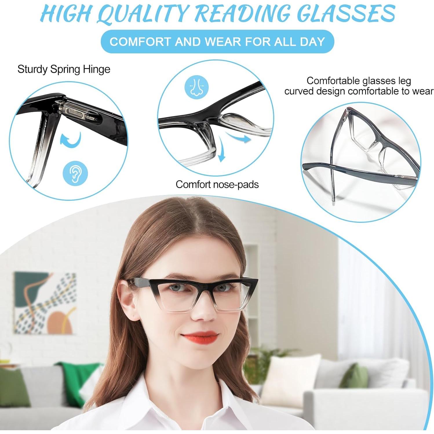 Gafas de Lectura OCCI CHIARI Ojo de Gato 2.25x Retro