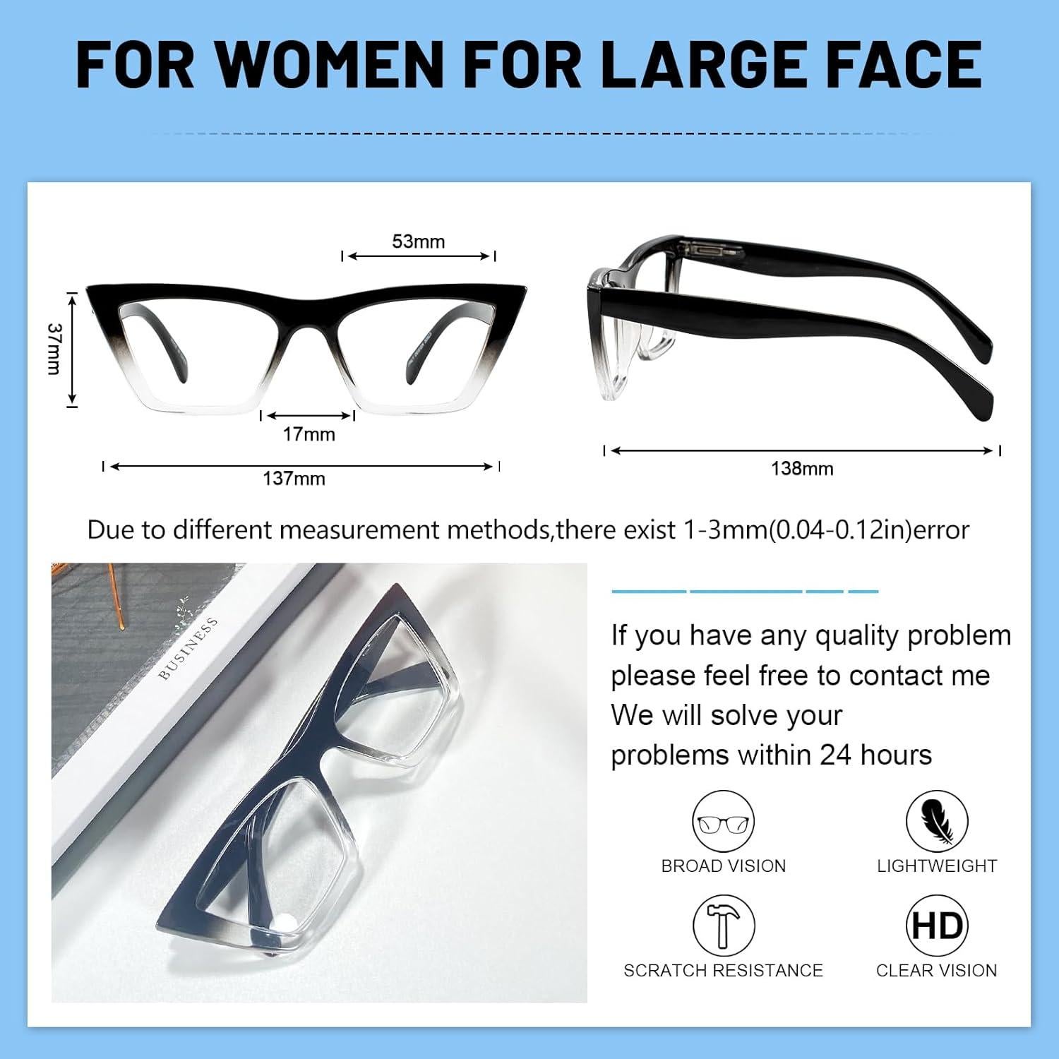 Gafas de Lectura OCCI CHIARI Ojo de Gato 2.25x Retro