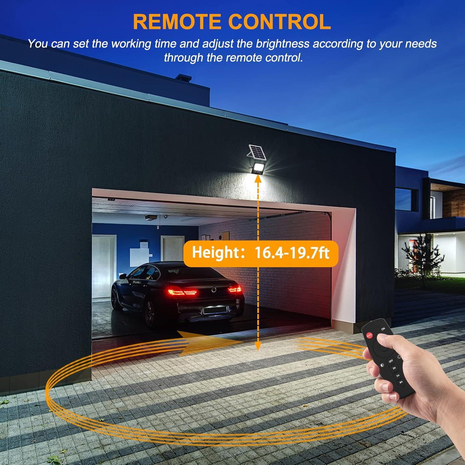 Luz Solar de Inundación Kakalights 800LM IP65 para Exterior