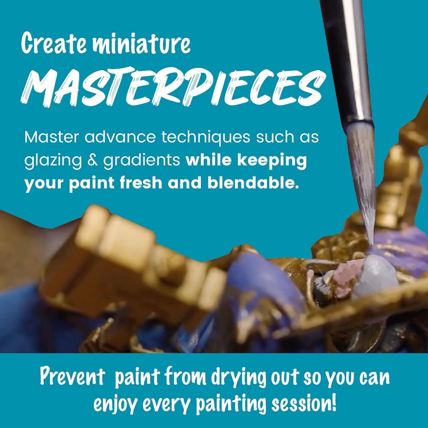 Kit de Pintura Acrílica D'Artisan Wet Palette 50pc