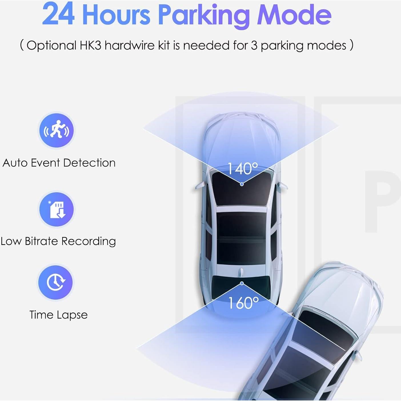 Cámara Doble VIOFO A129 Plus Duo 2K 60fps + 1080P GPS