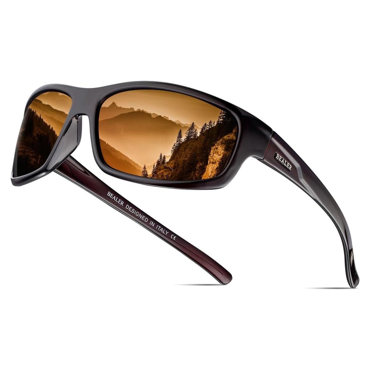 Gafas de sol deportivas BEALER polarizadas UV400 marrón