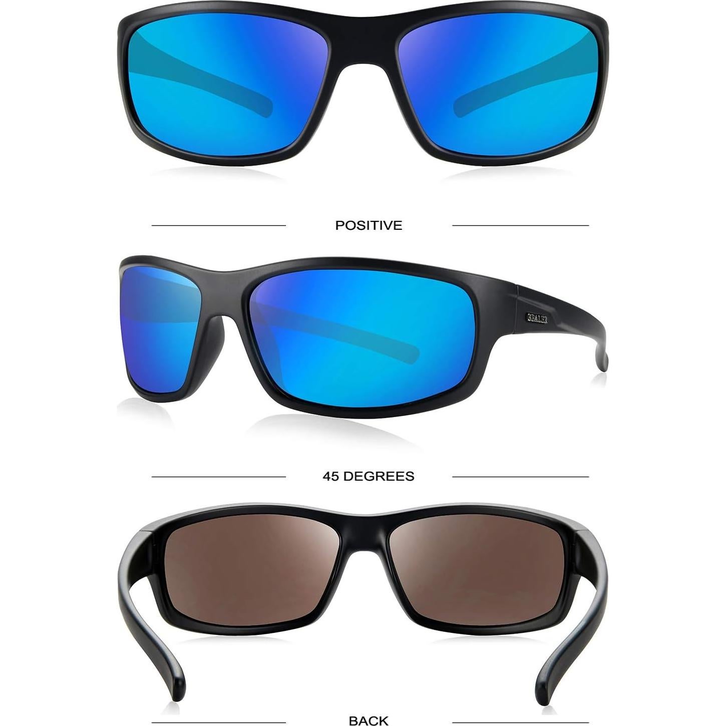 Gafas de sol deportivas BEALER polarizadas TR90 para hombres