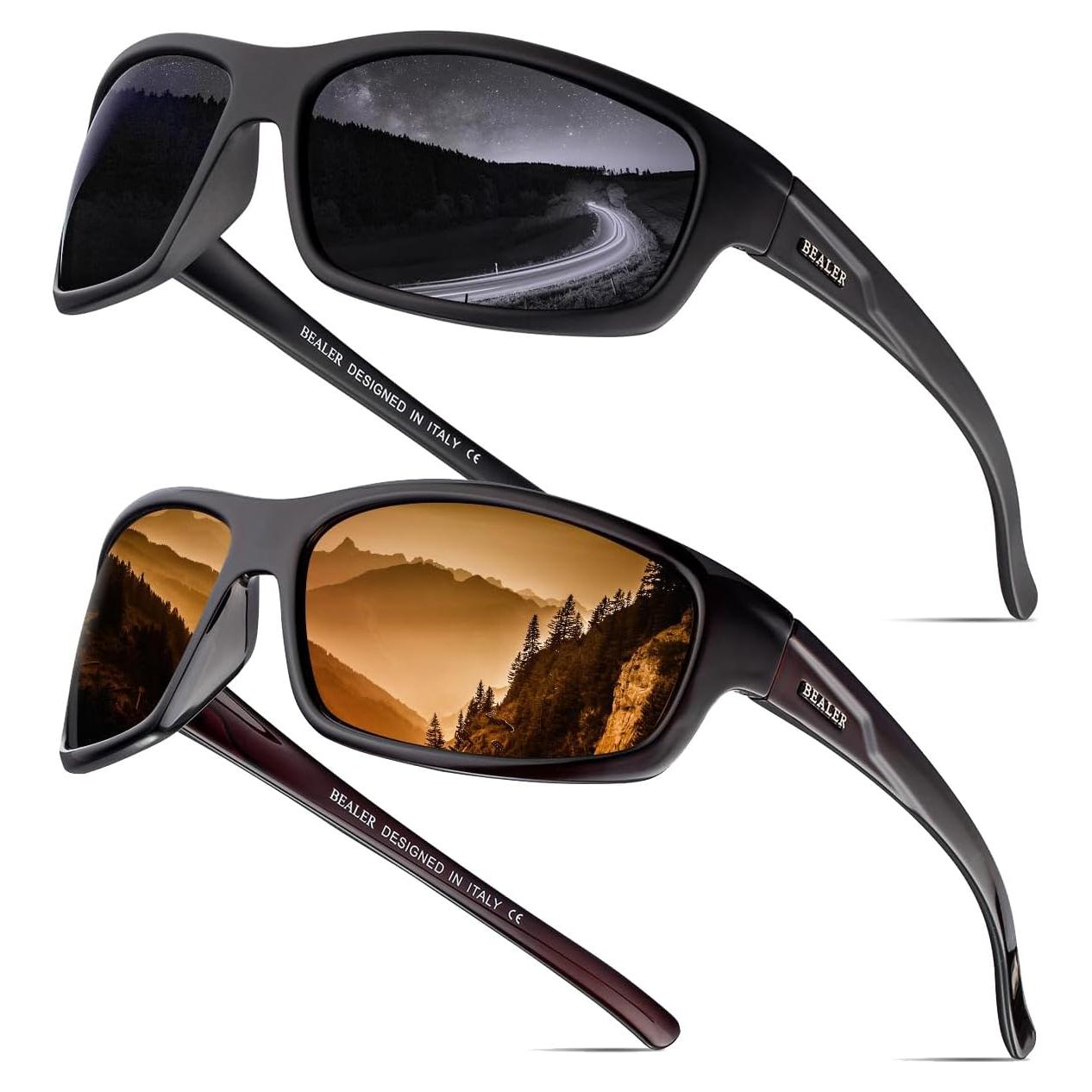 Gafas de sol deportivas BEALER polarizadas TR90 para hombres