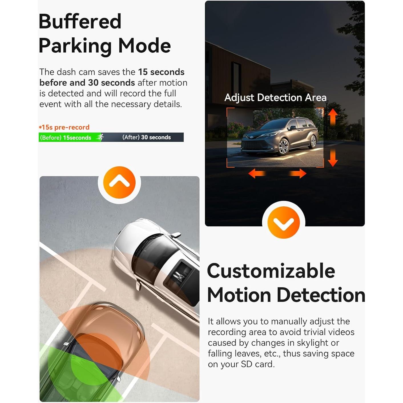 Cámara Doble Vantrue N2X 2.7K con WiFi y GPS para Auto