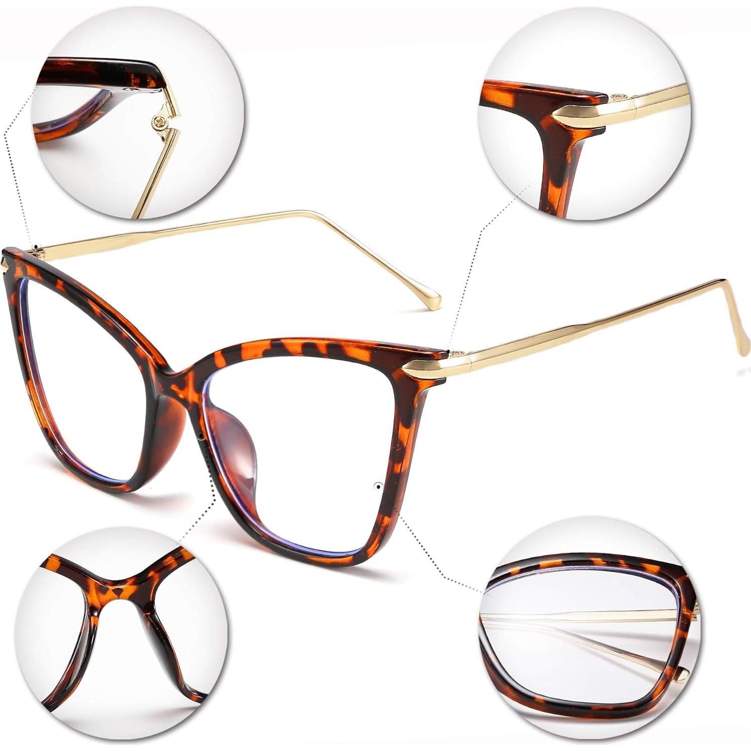 Gafas de Ojo de Gato FEISEDY con Bloqueo de Luz Azul