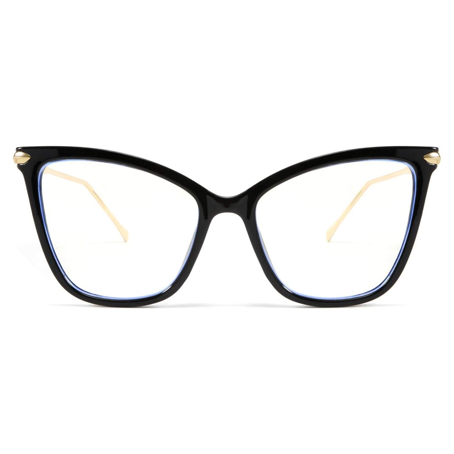 Gafas Ojo de Gato FEISEDY con Bloqueo Luz Azul para Mujeres
