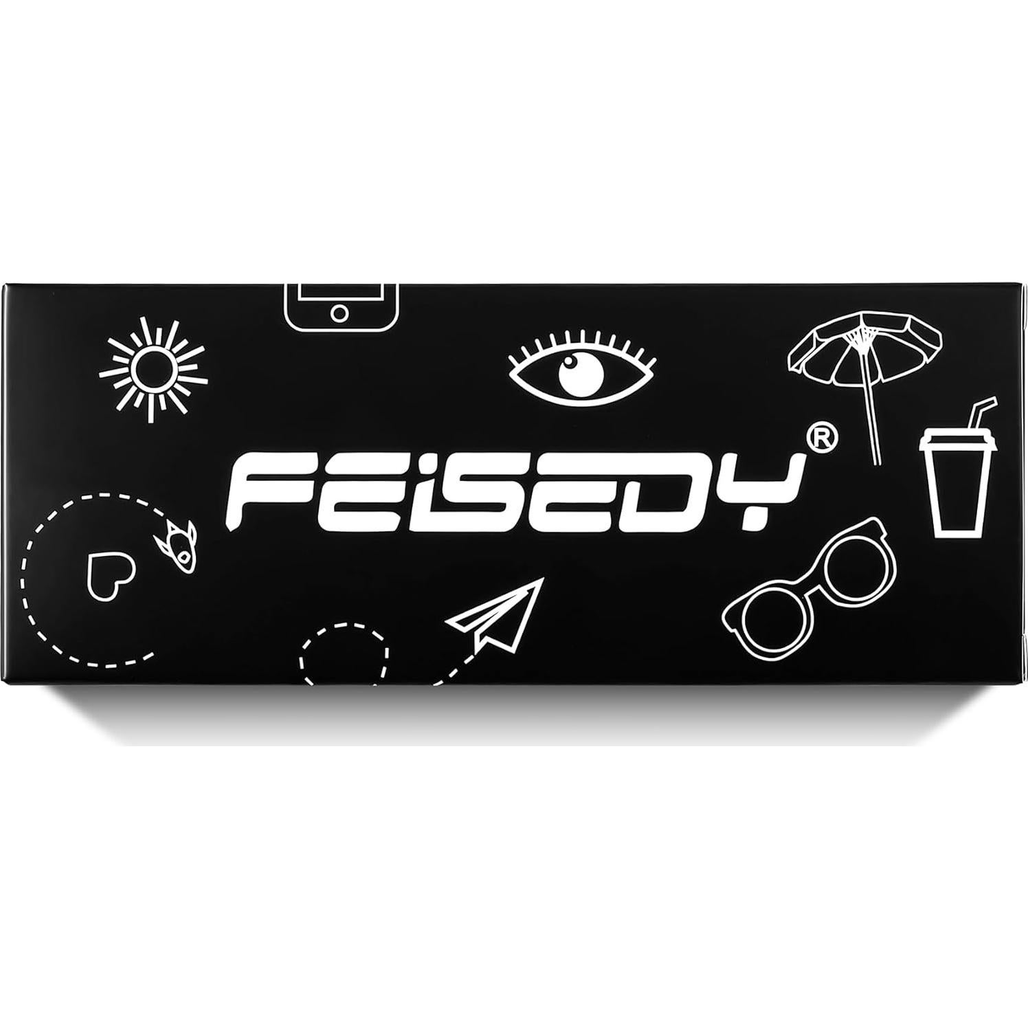 Gafas de sol FEISEDY aviador retro steampunk 50mm UV400