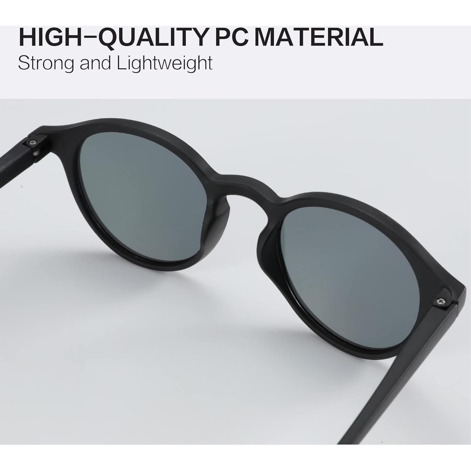 Gafas de sol polarizadas ZENOTTIC retro clásicas 48mm