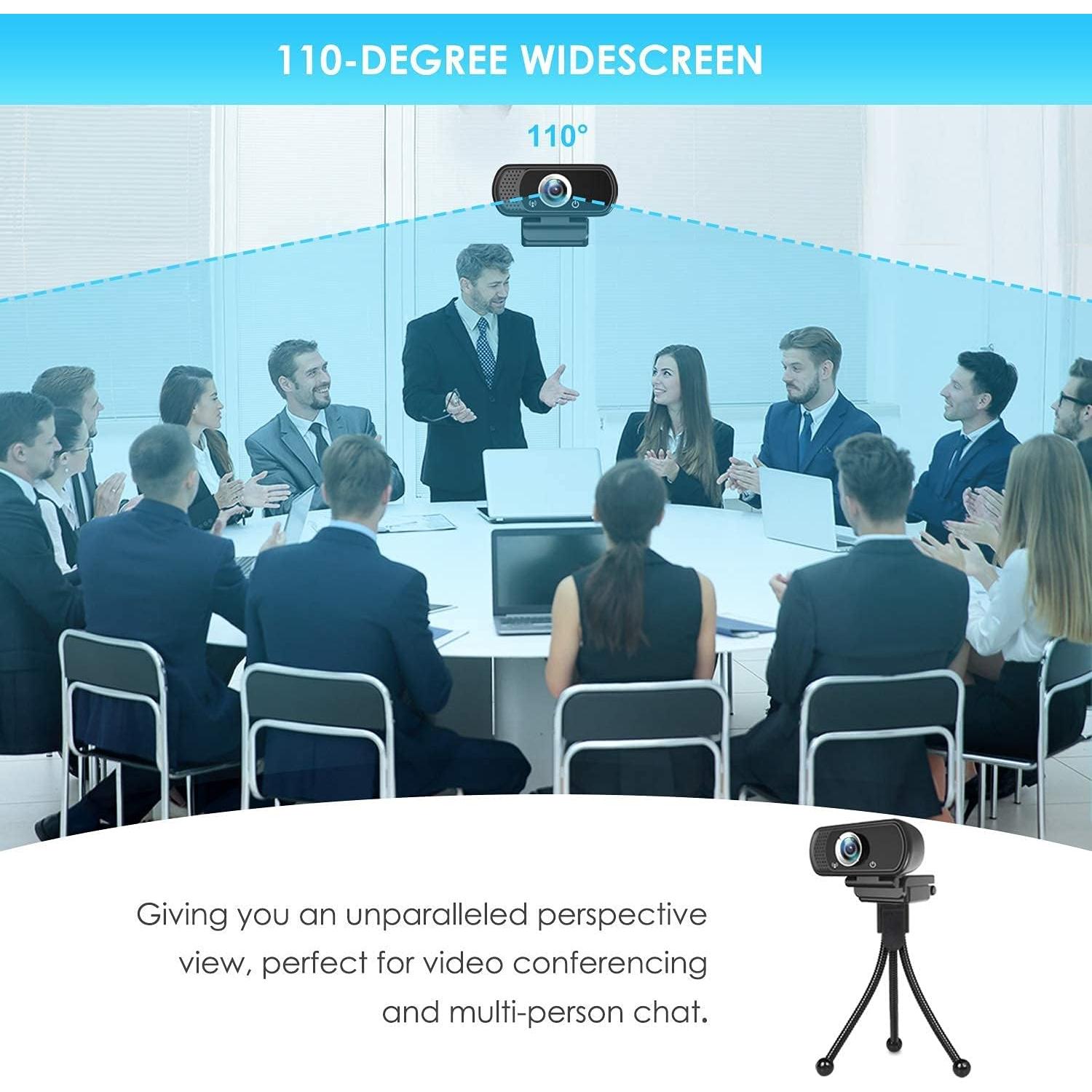 Cámara Web Full HD 1080P XPCAM con Micrófono y Trípode