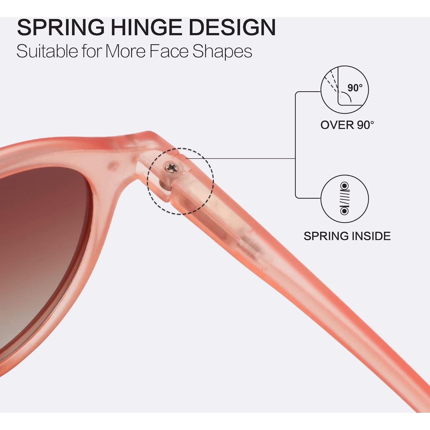 Gafas de sol polarizadas ZENOTTIC retro para hombres y mujeres