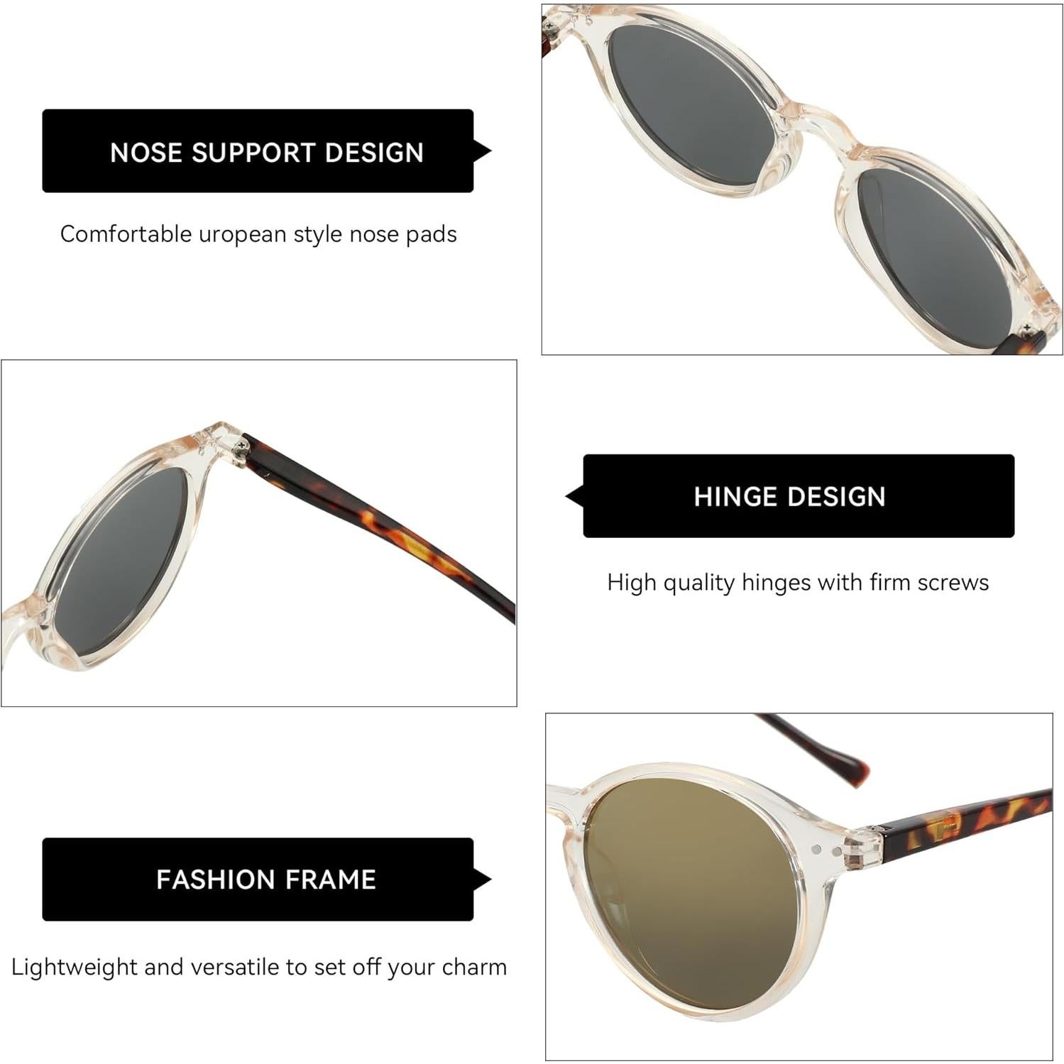 Gafas de sol polarizadas ZENOTTIC estilo retro UV400