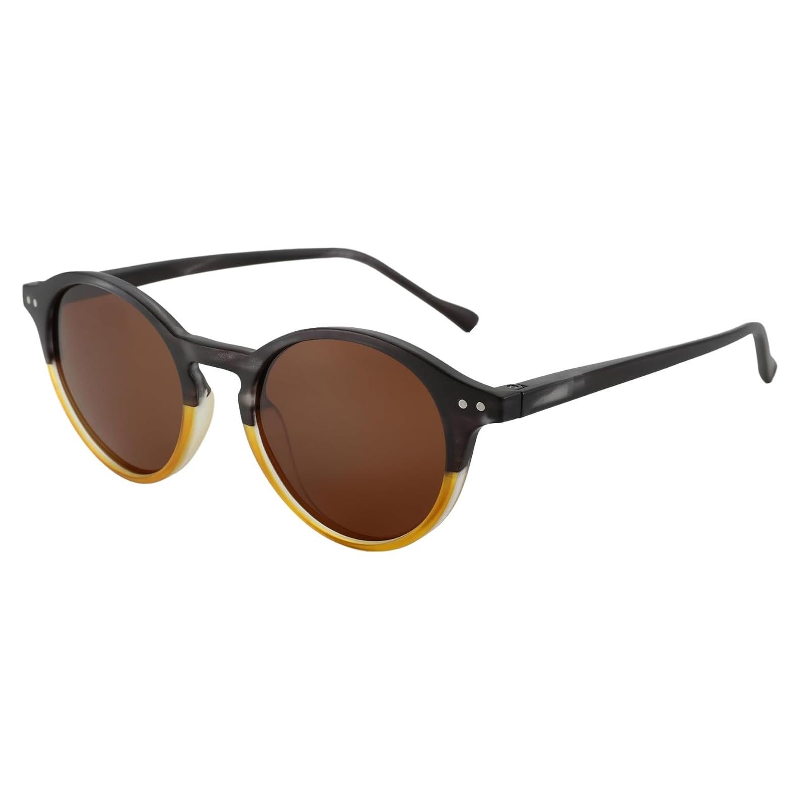 Gafas de sol polarizadas ZENOTTIC redondas UV400 para hombres y mujeres