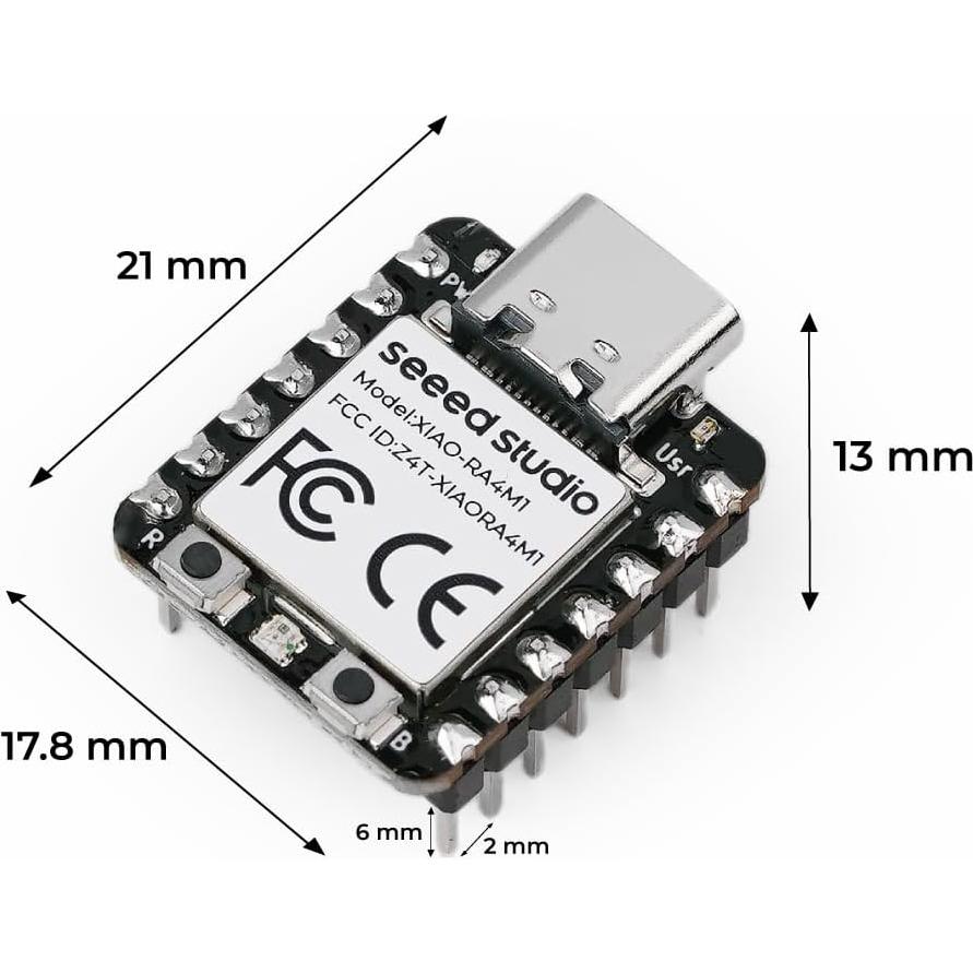 Placa de Desarrollo Seeed Studio XIAO RA4M1 Pre-soldada