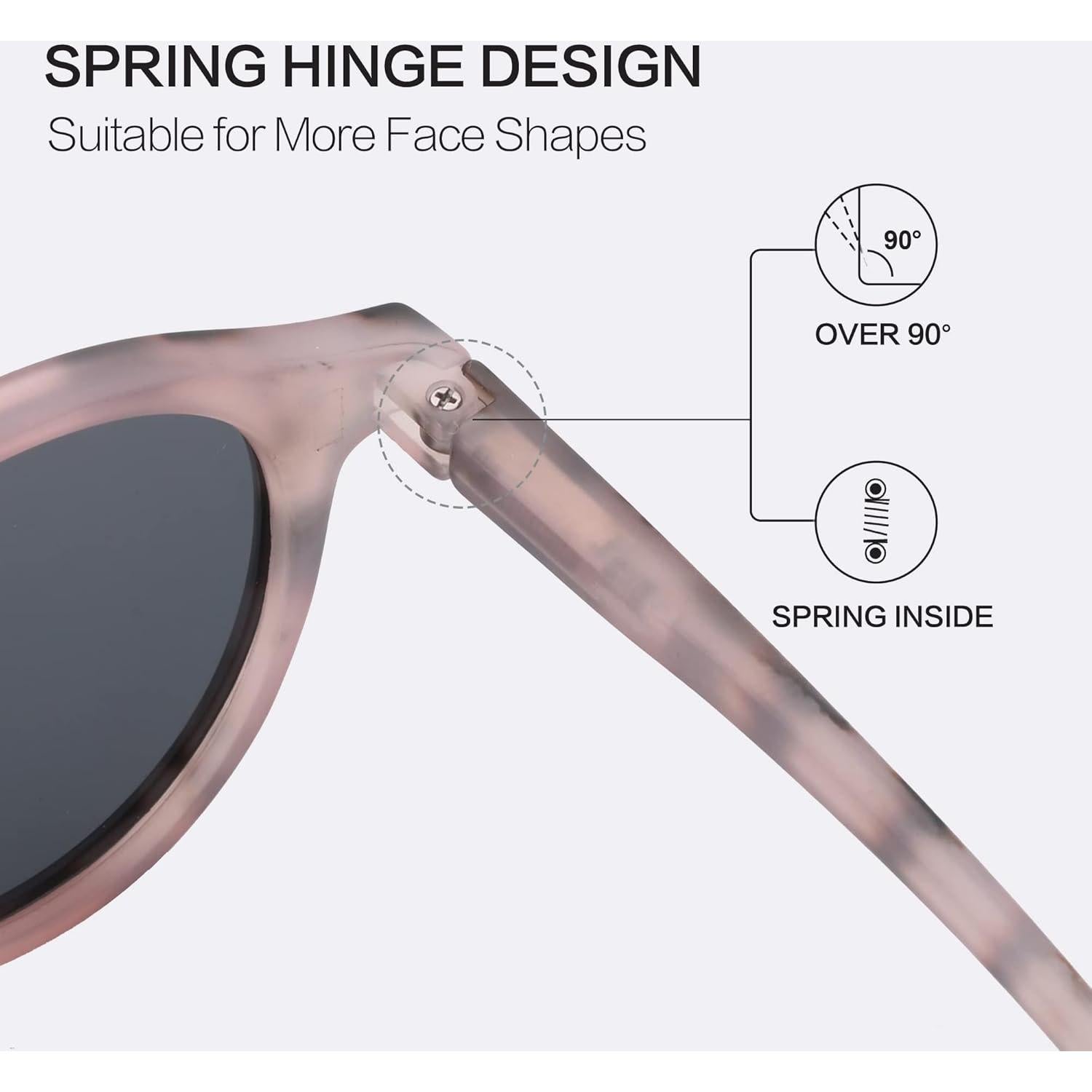 Gafas de sol polarizadas ZENOTTIC retro clásicas 48mm