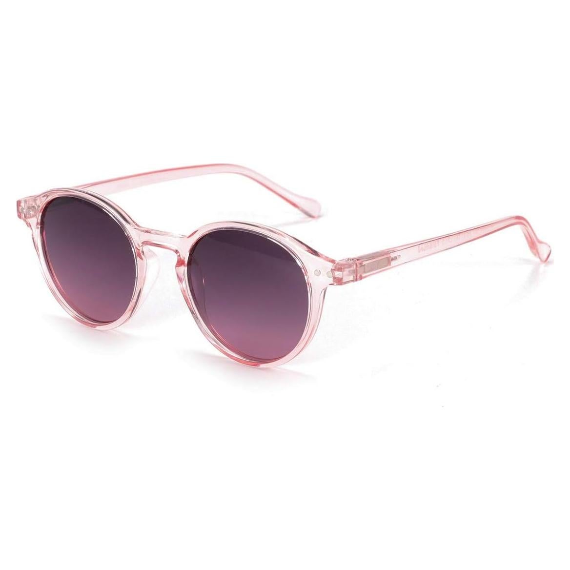 Gafas de sol polarizadas ZENOTTIC redondas 48mm rosa