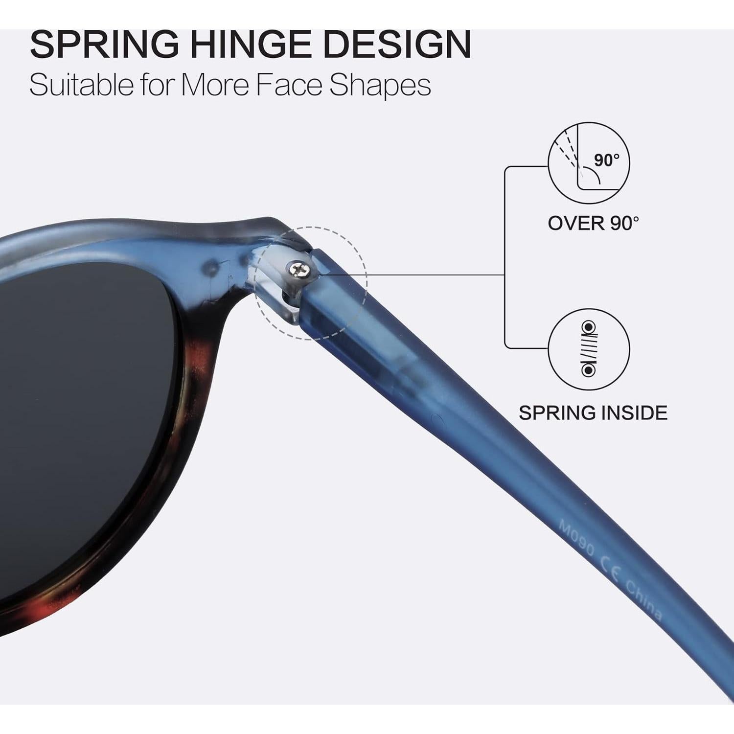 Gafas de Sol Polarizadas ZENOTTIC Retro Clásicas UV 100%