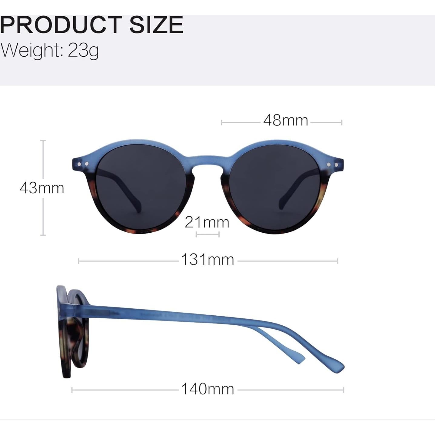 Gafas de Sol Polarizadas ZENOTTIC Retro Clásicas UV 100%