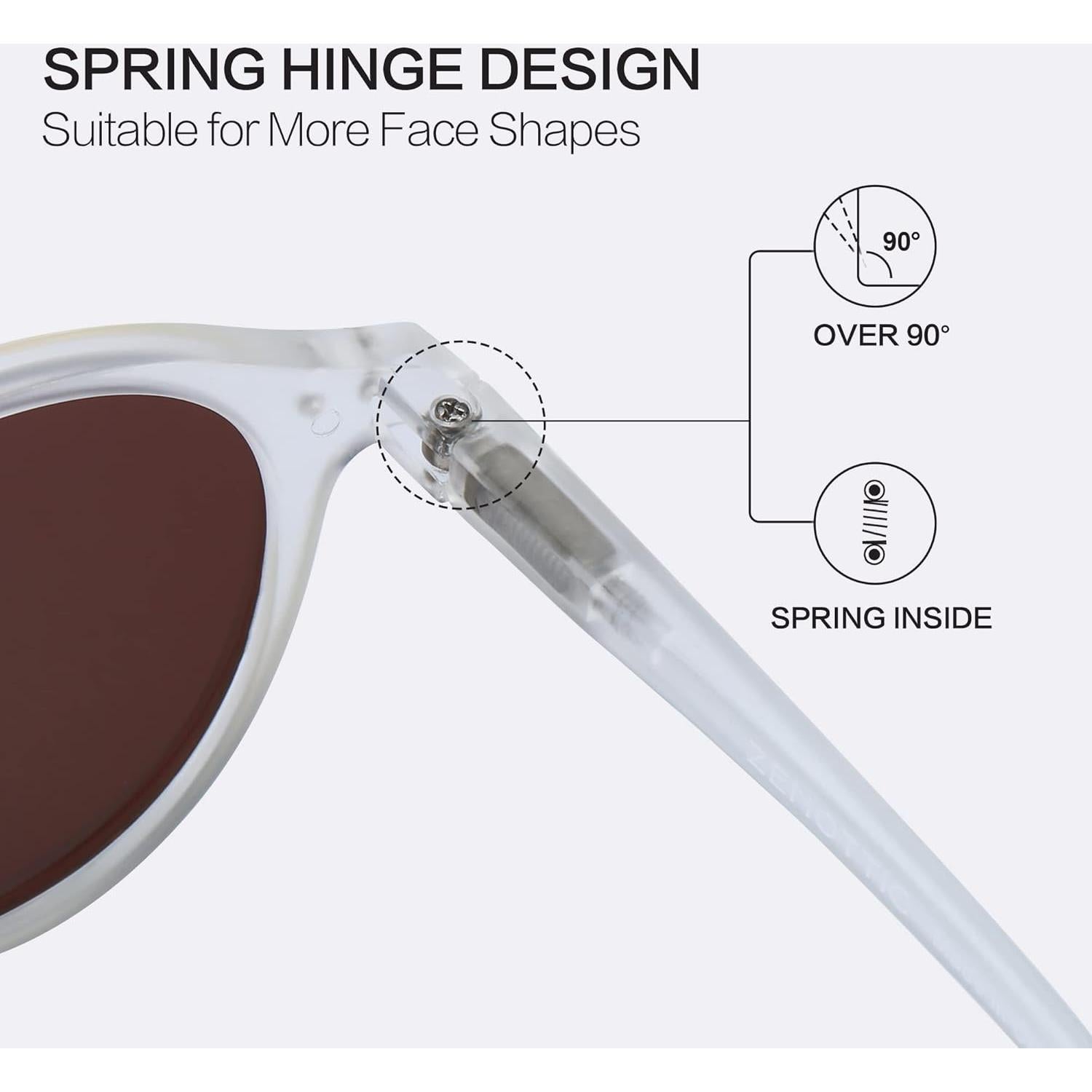 Gafas de Sol Polarizadas ZENOTTIC Retro Clásicas UV 100%