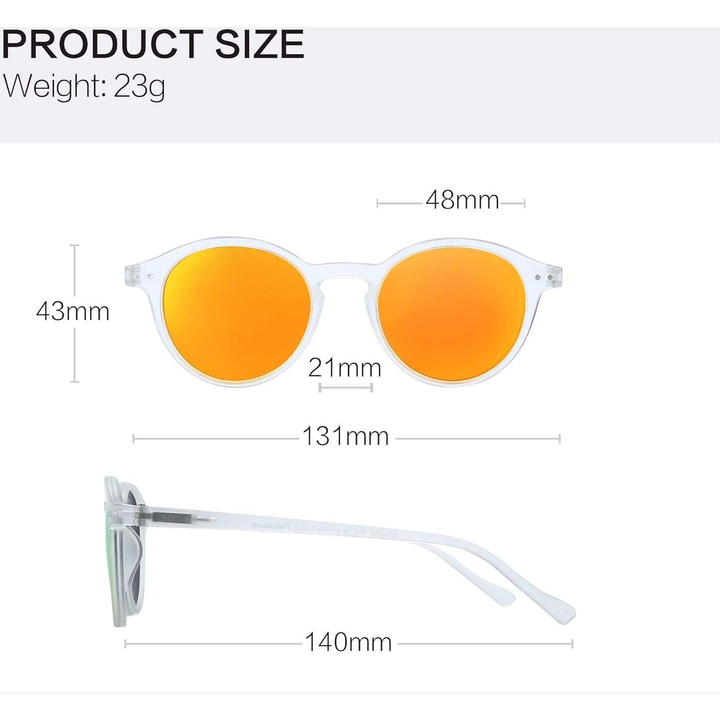 Gafas de Sol Polarizadas ZENOTTIC Retro Clásicas UV 100%