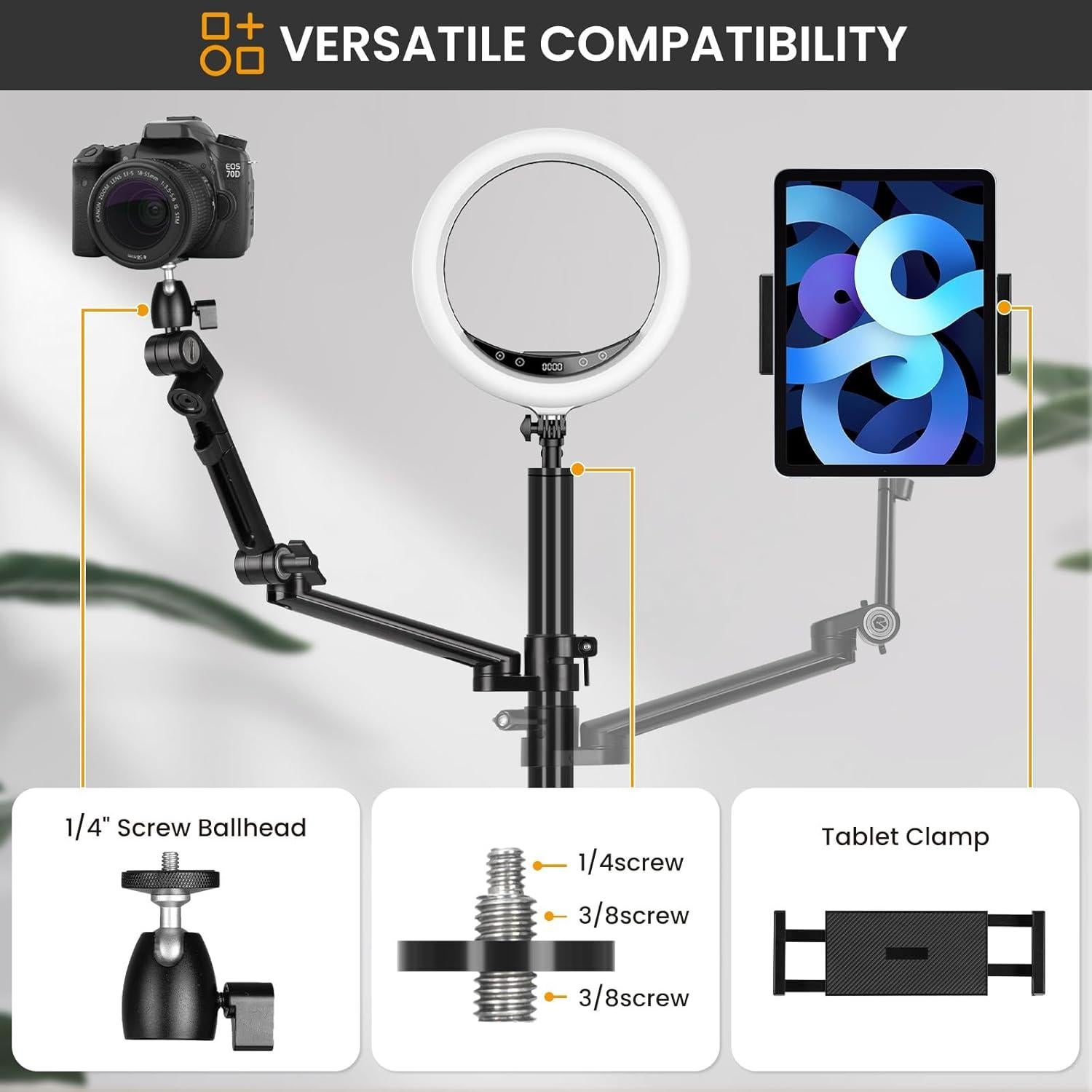 Soporte de escritorio para cámara TARION Titanrig Lite Z 48cm