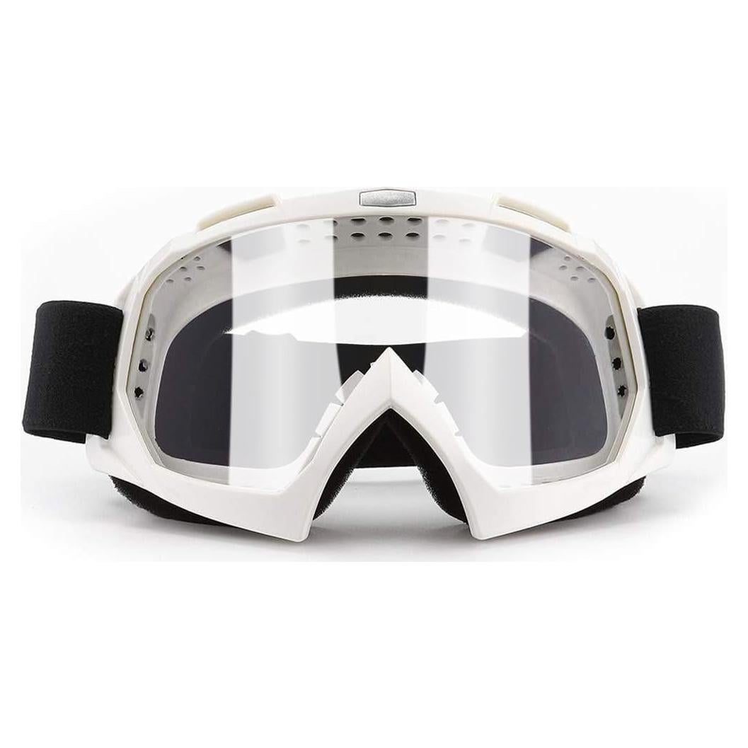 Gafas de Motocross SPOSUNE ATV UV400 Unisex Blancas
