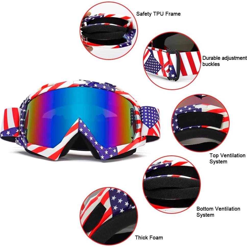 Gafas de Motocross SPOSUNE MT-003 con Protección UV