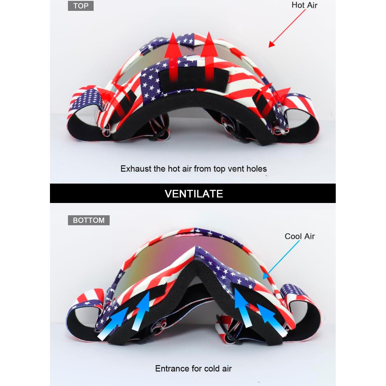 Gafas de Motocross SPOSUNE MT-003 con Protección UV