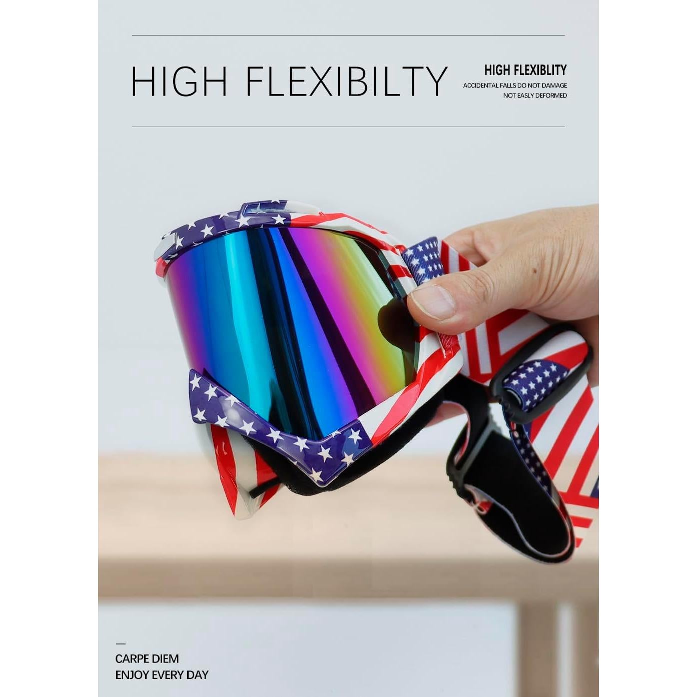 Gafas de Motocross SPOSUNE MT-003 con Protección UV