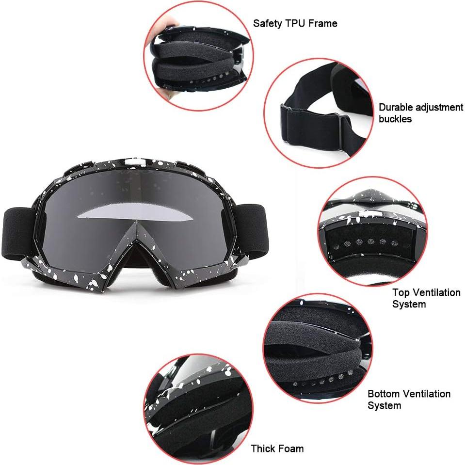 Gafas de Motocross SPOSUNE UV400 para ATV y Dirt Bike